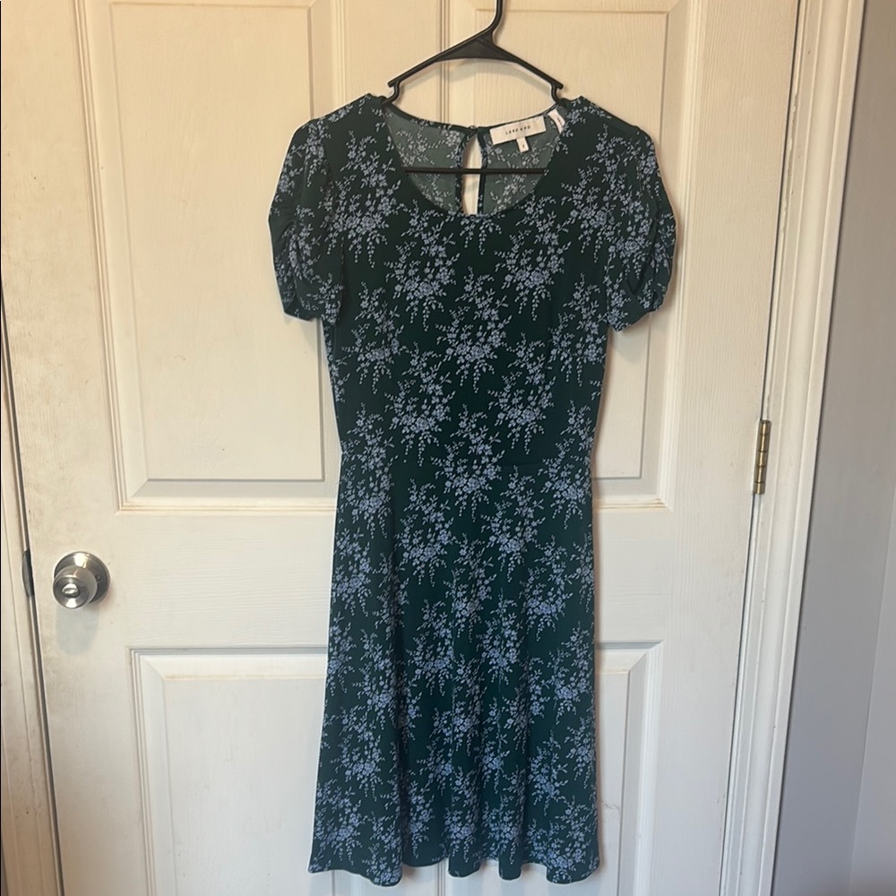 Floral Green Dress